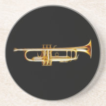 Trompete-Messinghorn-Wind-Musikinstrument Untersatz