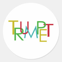 Trompete Sticker