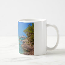 tropical dock coffee mug