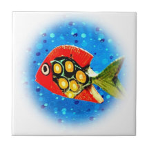 Tropische Fisch-Fliesen
