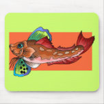 Tropische Fische 1 populärer cooler Retro Fisch Mauspads