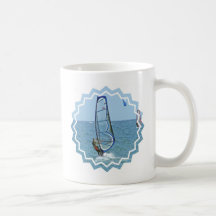 Tropische Windsurfing Kaffeetasse