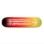 Tropischer Fluglinien-Sonnenuntergang Individuelle Skateboarddecks