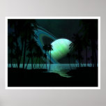 Tropischer Mond von Thetis Poster