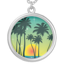 Tropischer Sonnenaufgang Schmuck