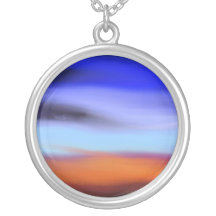 Tropischer Sonnenuntergang Amulett
