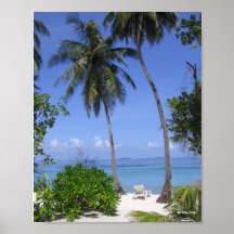Tropischer Strand Plakatdrucke