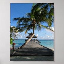Tropisches Paradies Plakat