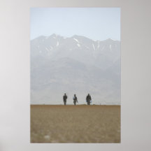 Truppen in Afghanistan Poster
