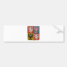 Tschechische Republik-Wappen CZ Autoaufkleber