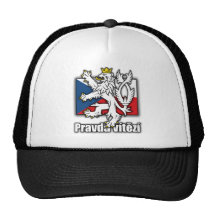 Tschechisches Löwe-Wappen Flagge Baseball Caps