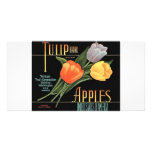 Tulpe-Äpfel Photo Karten Vorlage