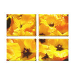 Tulpe-Blumen-Leinwand Gelb-Tulpeblumendrucke Leinwand Drucke