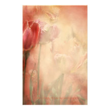 Tulpe-Farben des Liebe-Briefpapiers Druckpapiere