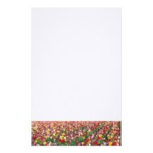 Tulpe-Leinen-Briefpapier Bedrucktes Büropapier