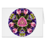 Tulpe-u. Iris-Mandala Karte