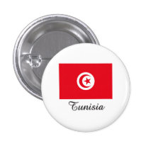 Tunesien-Flaggen-Entwurf Anstecknadelbutton