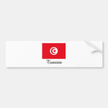 Tunesien-Flaggen-Entwurf Auto Sticker