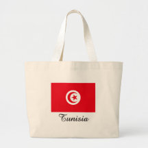 Tunesien-Flaggen-Entwurf Einkaufstasche