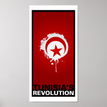 "Tunesiens Revolution " Plakat