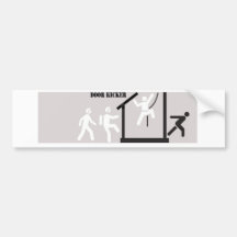 Tür-Kicker FLIEGENKLATSCHE Autosticker