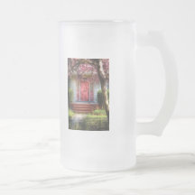 Tür - Rosa Kaffee Haferl