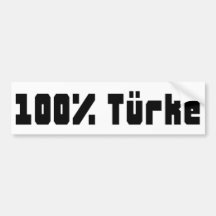 Türke 100% autosticker