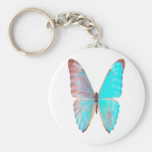 Türkis-Flügel, Schmetterling keychain Schlüsselanhänger