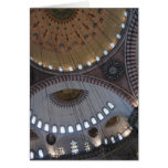 Türkische Moscheen-Decke Grußkarte