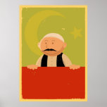 Türkisches Fahnen-Plakat