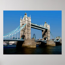 Turm-Brücke, London-Plakat