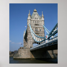 Turm-Brücke, London-Plakat