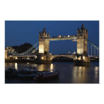 Turm-Brücke nachts Kunstphoto