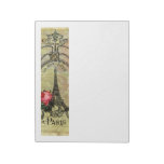 Turm viktorianisches Steampunk Paris Eiffel u. Rot Kladden