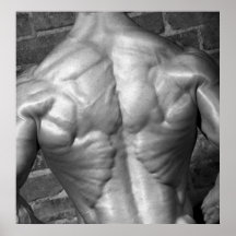 Turnhallen-Wand u. Fitnessstudio-Plakat eins