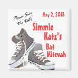 Turnschuh-Bar/Schläger Mitzvah Magnet Magnete