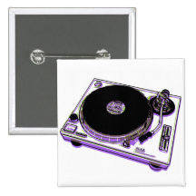 Turntable Anstecknadel