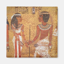 Tutankhamun und seine Ehefrau, Ankhesenamun Kühlschrankmagnete