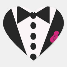 Tuxedo-Aufkleber wählen Sie Rosen-Farbe