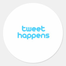 tweeten Sie geschieht Aufkleber