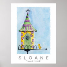 tweeten Sie tweeten Plakat