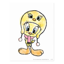 Tweety Hut Postkarte