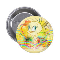 Tweety in den Regenbogen buttons