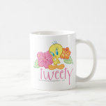 Tweety tropische Blumen Kaffeehaferl