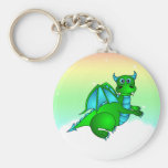 Twilight Flug - niedlicher grüner u. blauer Drache Schlüsselbänder