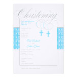 Twin Boys Christening Invitation einladungen