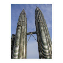 Twin Towerkiloliter-Grenze Postkarten