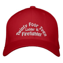 Twinty Foor 7ven/Firefighter Bestickte Kappe