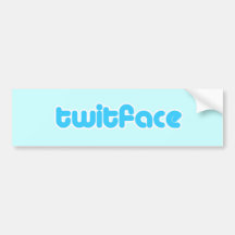 twitface auto sticker