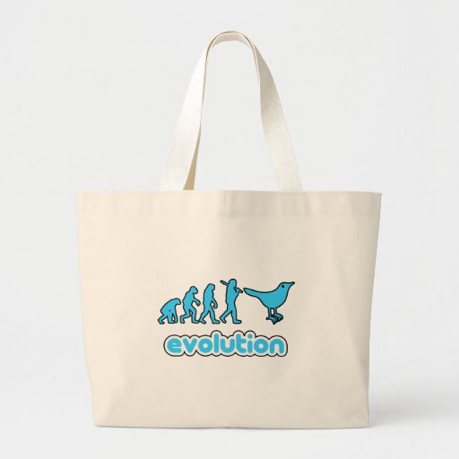 Twitter-Evolution Leinentaschen